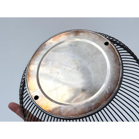 Gorham Silver Plated Italian Made Vintage Wire Fruit | Bread | Decorative Bowl - Picture 5 of 9
